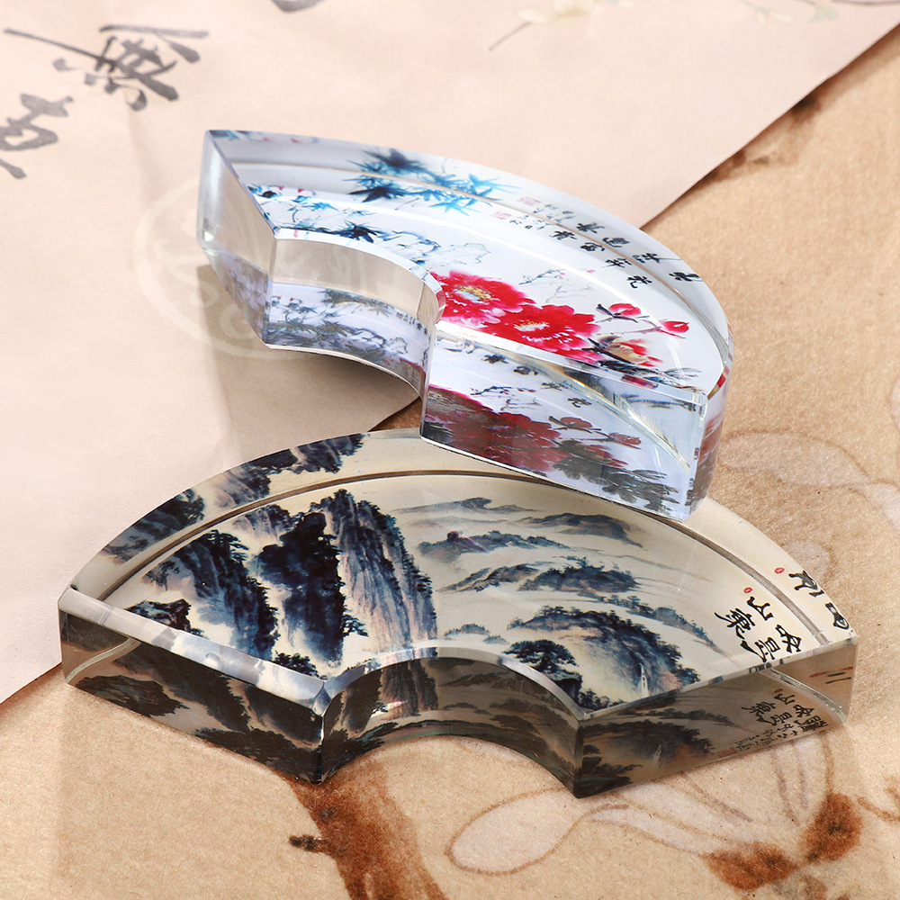Prensa de papel de cristal con - Paper Weight Crystal reseña y precio