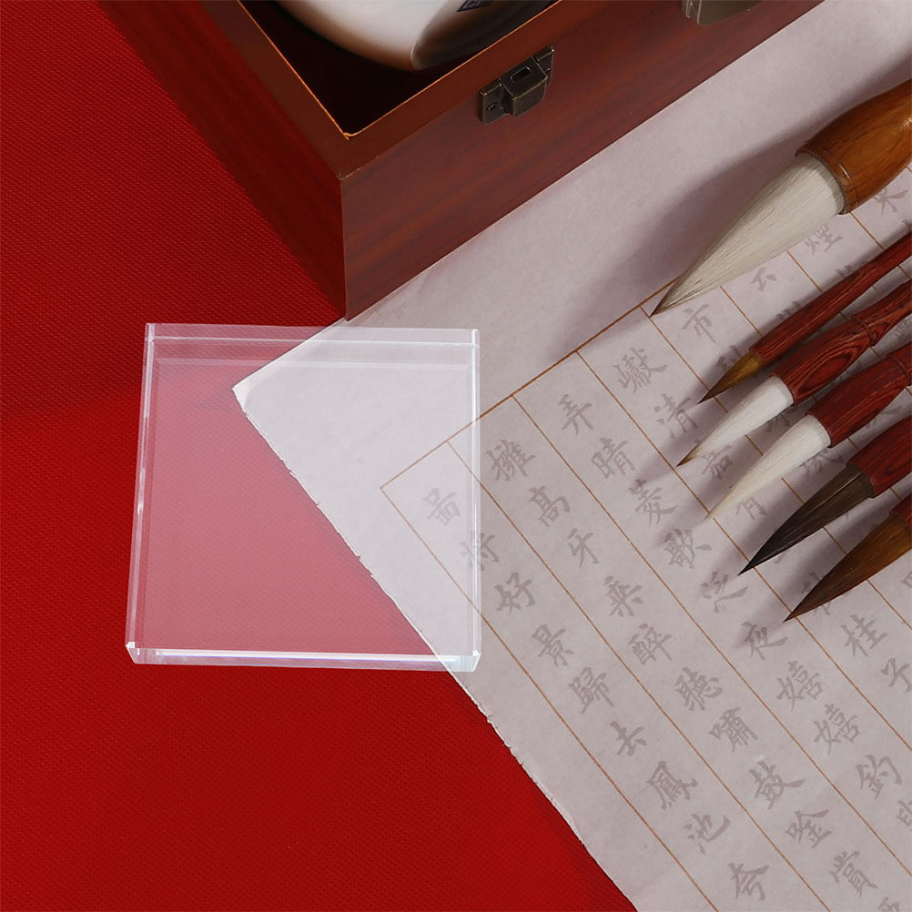Pisapapeles Cuadrado de Mano,  - Paper Weight Crystal reseña y precio